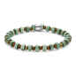 Preview: Frank 1967 Armband grüner Keramikstein 6mm breit