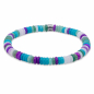 Preview: Frank 1967 Armband Disc Beads Multicolor Edelstahl IPS
