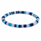 Preview: Frank 1967 Armband Disc Beads Multicolor Edelstahl IPS