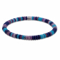 Preview: Frank 1967 Armband Disc Beads Multicolor Edelstahl IPS