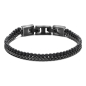 Preview: Frank 1967 Armband 2-rhg. Achate + Fuchsschwanzkette Edelstahl IPB
