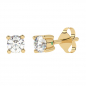 Preview: Diamo Diamonds Ohrstecker mit Brillant 0,20 ct. Gelbgold 585/000