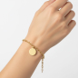 Preview: Armband mit Gravurplatte 16+3cm Edelstahl IPG