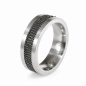 Preview: Frank1967 Ring 8mm breit Edelstahl IPS & IPB