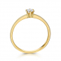 Preview: Lovebird Damenring mit Brillant 0,20 ct. Gelbgold 585/000