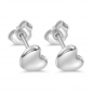 Preview: Lovebird Ohrstecker Herz Silber 925/000