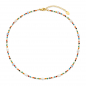 Preview: Lovebird Collier Glasbeads Farbenmix