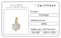 Preview: Lovebird Anhänger mit Lab Grown Brillant 0,50 ct. Gelbgold 585/000