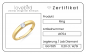 Preview: Lovebird Damenring mit Lab Grown Brillant 0,20 ct. Gelbgold 585/000