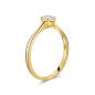 Preview: Lovebird Damenring mit Lab Grown Brillant 0,25 ct. Gelbgold 585/000