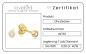 Preview: Lovebird Ohrstecker mit Lab Grown Brillant 0,20 ct. Gelbgold 585/000