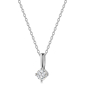 Preview: Lovebird Anhänger mit Lab Grown Brillant 0,20 ct. Weißgold 585/000