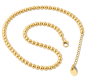 Preview: Lovebird Kugelkette 5mm breit Edelstahl IPG