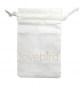 Preview: Lovebird Armreif mit Schild Edelstahl IPG