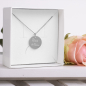Preview: Halskette mit Gravurplatte 14mm "Beste Mama" Silber 925/000