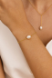 Preview: Armband mit Süßwasser-Zuchtperle 7x10mm Silber 925/000 vergoldet