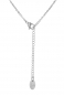 Preview: Lovebird Halskette mit Anhänger Buchstabe 45 + 5cm Edelstahl