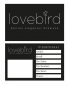 Preview: Lovebird Klappcreolen mit Brillant 0,125 ct. Weissgold 585/000