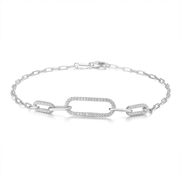 Armband 5 Elemente Zirkonia Silber 925/000 rhodiniert