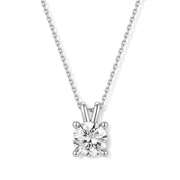 Collier 45/42/40cm Anhänger 7 Zirkonia Silber 925/000 rhodiniert