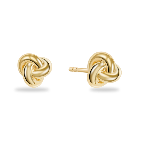 Ohrstecker Knoten 7,5mm Gold 333/000