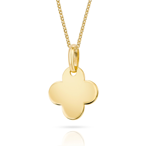 Anhänger Kleeblatt Gold 333/000