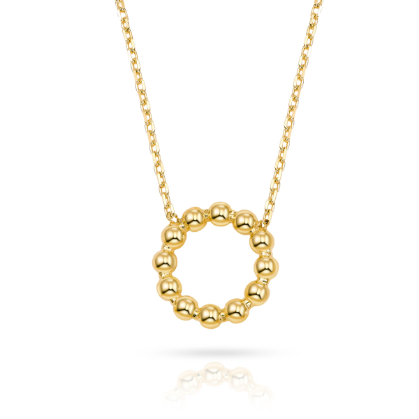 Collier Kugelring Gold 333/000