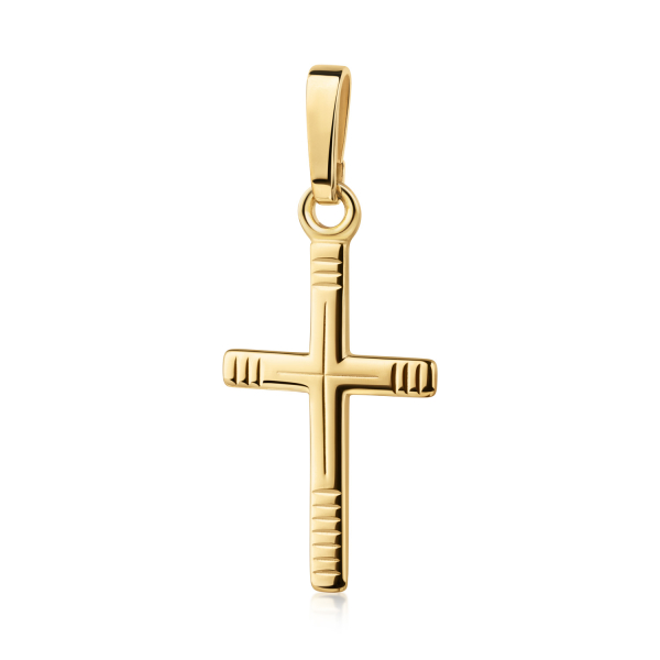 Anhänger Kreuz 15mm Gold 585/000