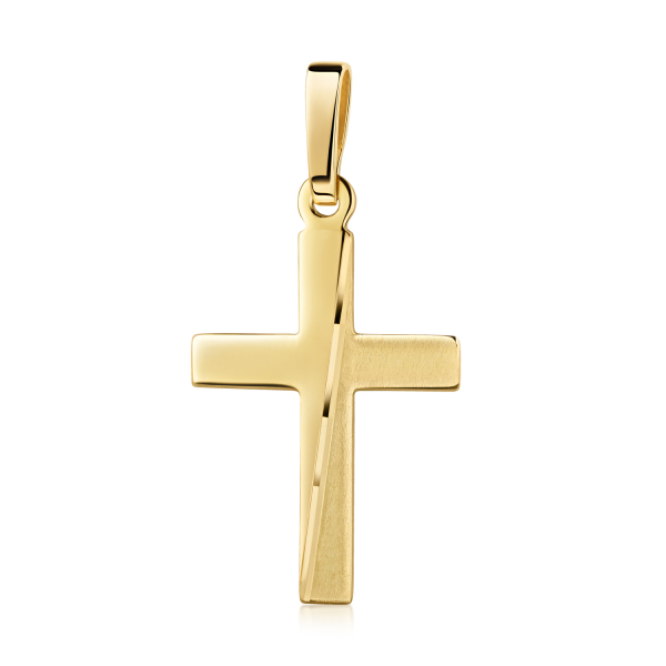 Anhänger Kreuz 15mm Gold 585/000