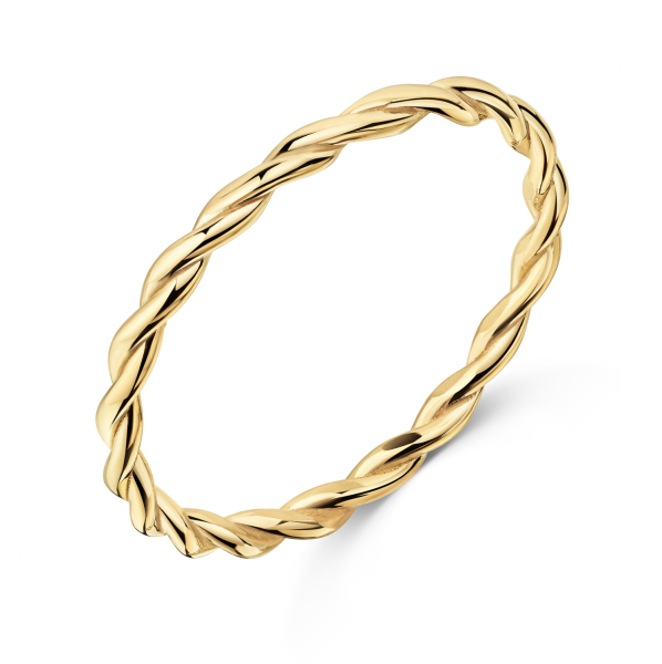 Lovebird Damenring twisted Gold 333/000