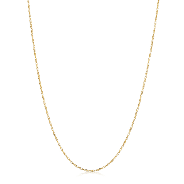 Preview: Filigrane Doppelankerkette 0.8mm breit Gold 333/000