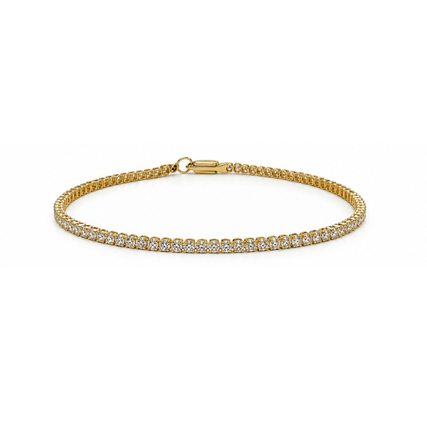 Tennisarmband 18,5cm mit Lab Grown Brillanten 1,55ct. Gold 585/000