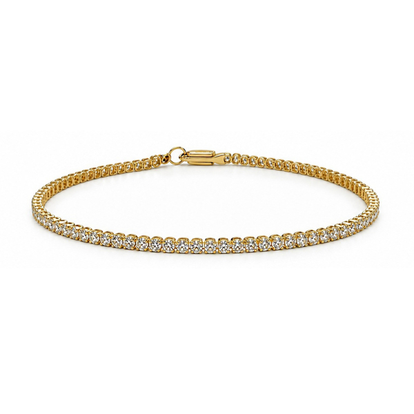 Tennisarmband 17,5cm mit Lab Grown Brillanten 1,75ct. Gold 585/000