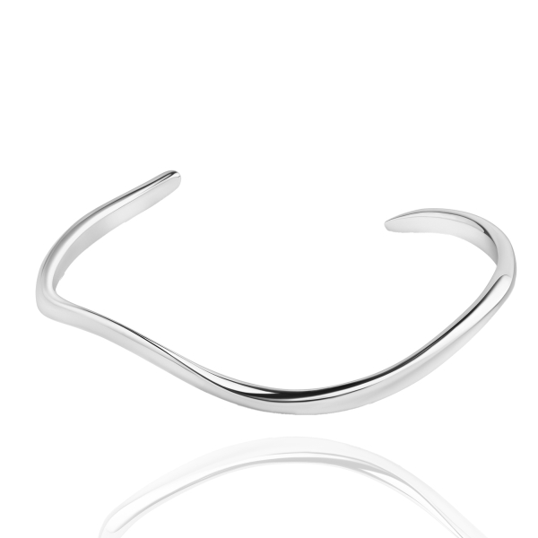 Massive Armspange Organic Style Silber 925/000