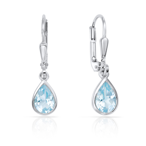 Ohrhänger Sky Blue Topas Silber 925/000 rhodiniert