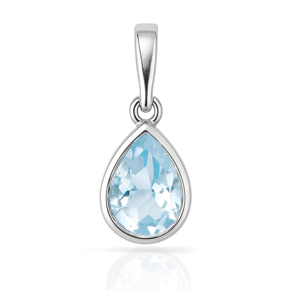 Anhänger Sky Blue Topas Silber 925/000 rhodiniert