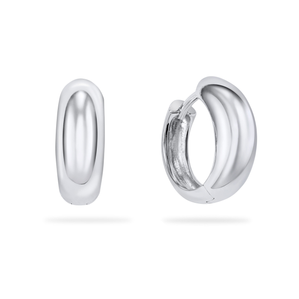 Klappcreolen 15mm Silber 925/000 rhodiniert