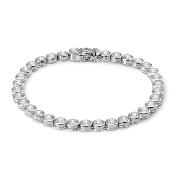 Tennisarmband Zirkonia in 17-18-19cm Silber 925/000 rhodiniert
