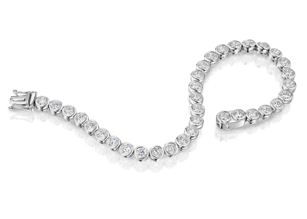 Preview: Tennisarmband Zirkonia Silber 925/000 rhodiniert