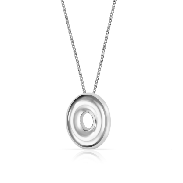 Anhänger Donut Ø 15mm Silber 925/000 rhodiniert