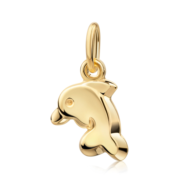 Anhänger Delphin Silber 925/000 vergoldet