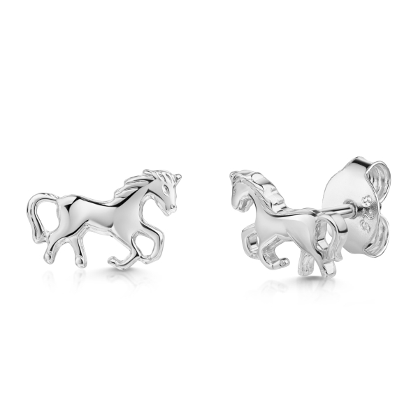 Ohrstecker Pferd Silber 925/000