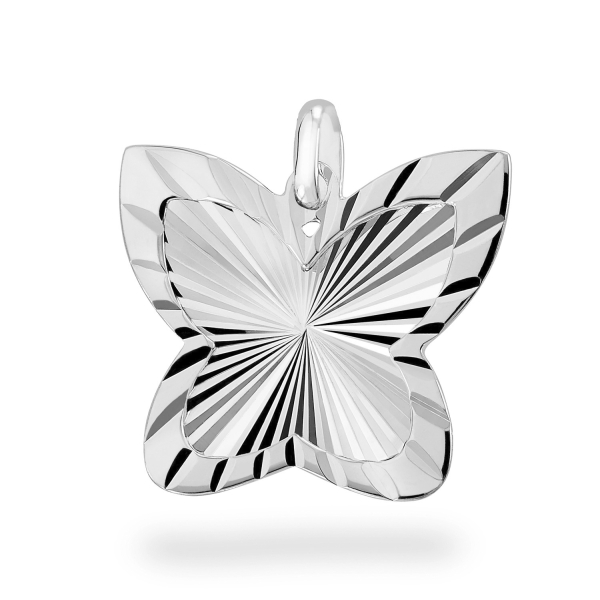 Anhänger Schmetterling diamantiert Silber 925/000 rhodiniert