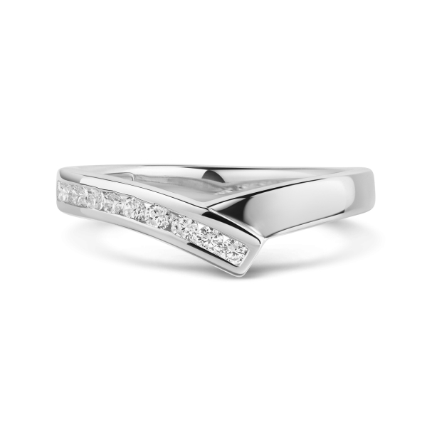 Preview: Ring 10 Zirkonia Silber 925/000 rhodiniert