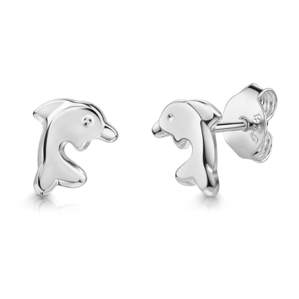 Ohrstecker Delphin Silber 925/000