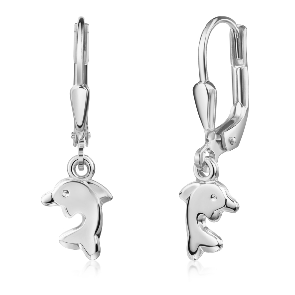 Ohrhänger Delphin Silber 925/000