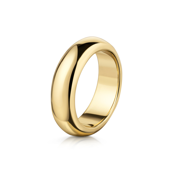 Charm Divider Ø 8mm Silber 925/000 vergoldet