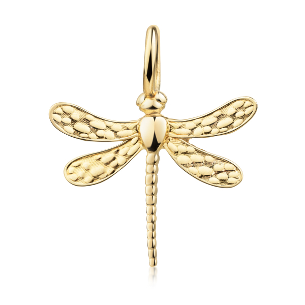 Anhänger Libelle Silber 925/000 vergoldet