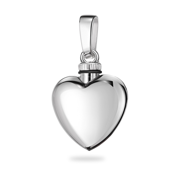 Asche Anhänger Herz Silber 925/000