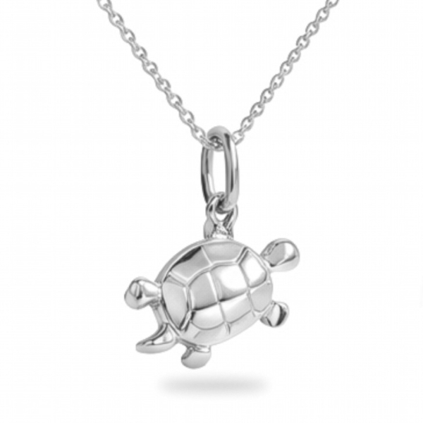 Anhänger Schildkröte 13mm Silber 925/000